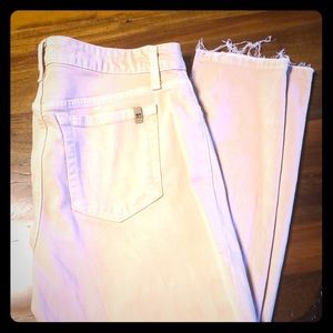 Joes Jeans in blush pink.